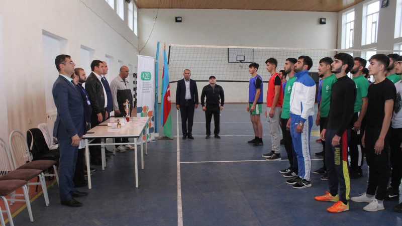 Lənkəran: tələbələrdən ibarət komandalar arasında voleybol yarışı keçirilib