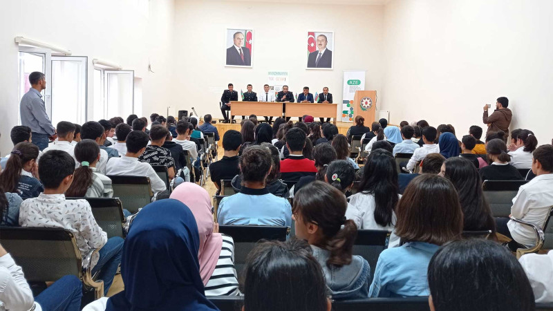 Lənkəran: məktəblilər narkomaniyanın fəsadları mövzusunda maarifləndiriliblər