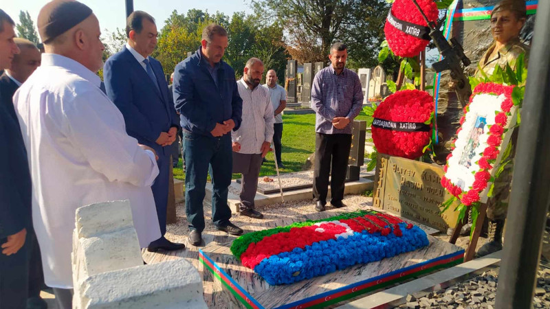 Lənkəran: icra başçısı şəhid Kamran Əliyevin anım mərasimində iştirak edib