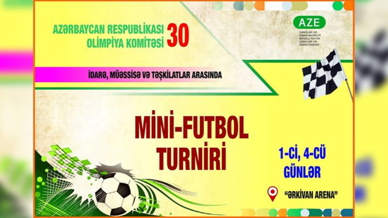 Masallıda təşkilatlar arasında minifutbol turniri keçirilir