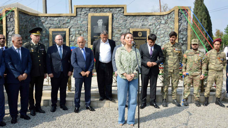 Masallı: Xıl kəndində şəhidlər abidə kompleksi inşa olunub