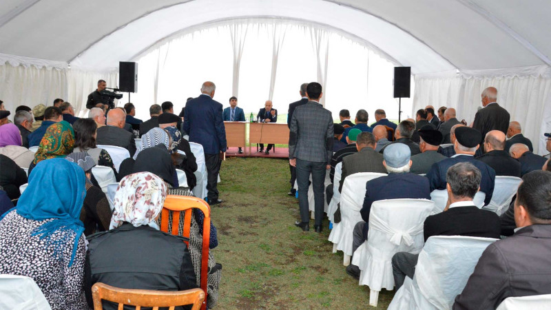 Masallı: icra başçısı Araz Əhmədov Lürən kəndində görüş keçirib