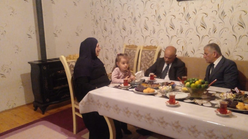 Masallı: icra başçısı şəhid qardaşların ailəsini ziyarət edib