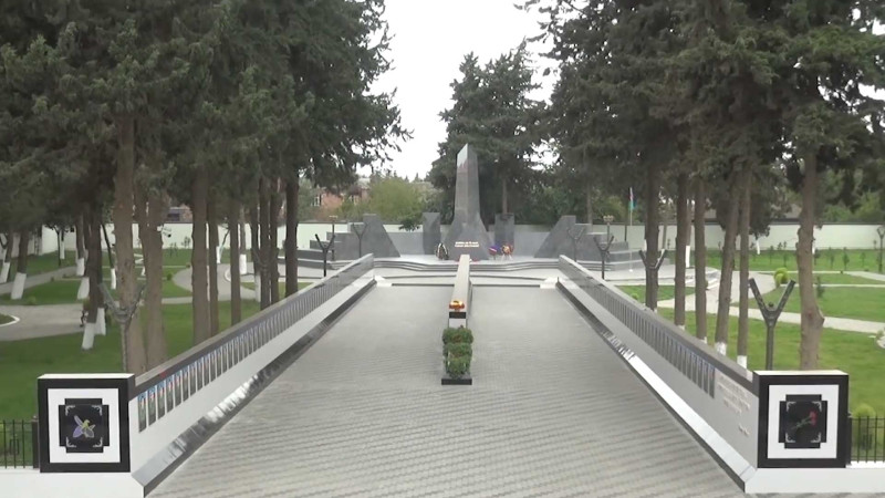 Cəlilabad: Şəhidlər Xiyabanında yenidənqurma işləri yekunlaşıb