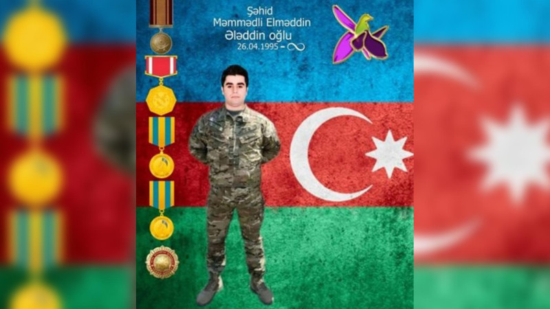 Lənkəran: bu gün şəhid Elməddin Məmmədlinin şəhadət günüdür