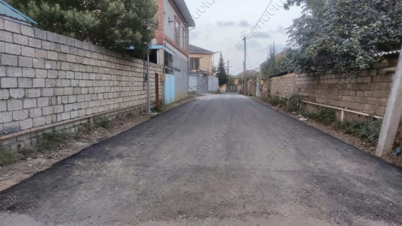 Lənkəran: bu küçədə asfaltlanma işləri aparılıb