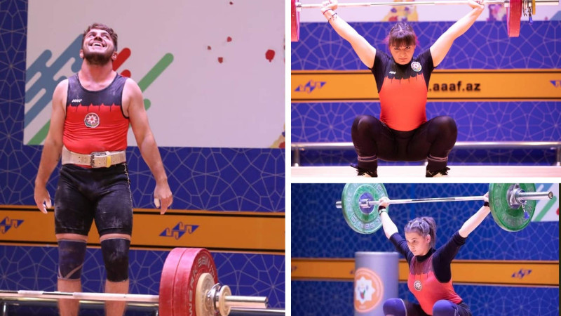 Lənkəran: komandamız ağır atletika üzrə ölkə birinciliyində 5 medal qazanıb