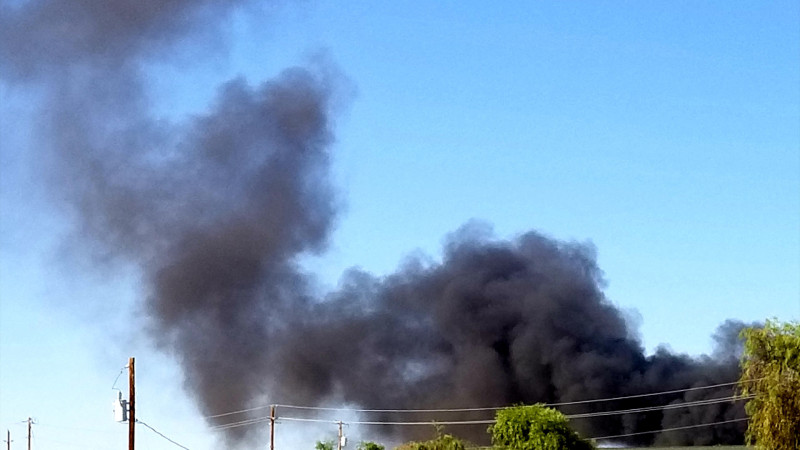 Masallı: Ərkivanda ikimərtəbəli ev yanıb