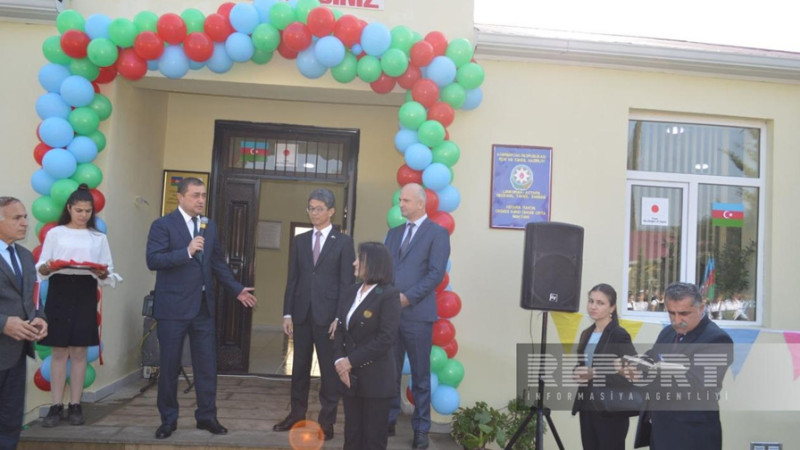 Astarada Yaponiyanın dəstəyi ilə kənd məktəbi üçün yeni korpus tikilib