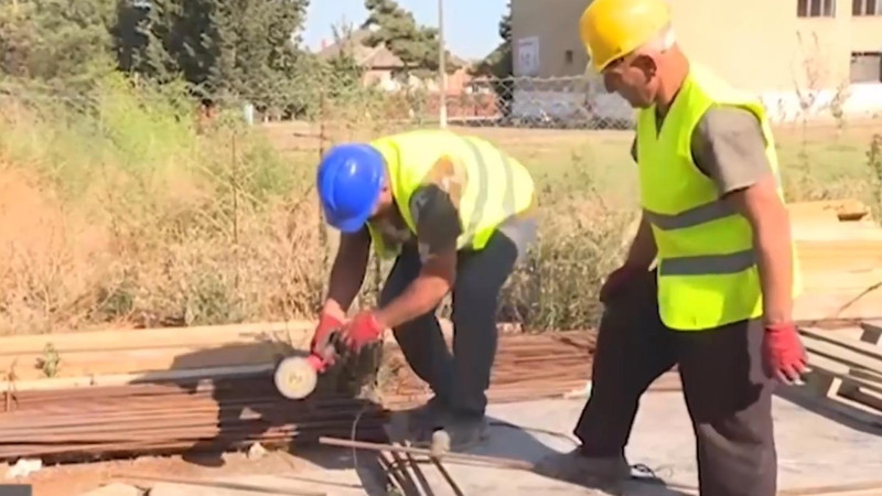 Masallı: Ərkivan qəsəbəsində uşaq bağçası tikilir