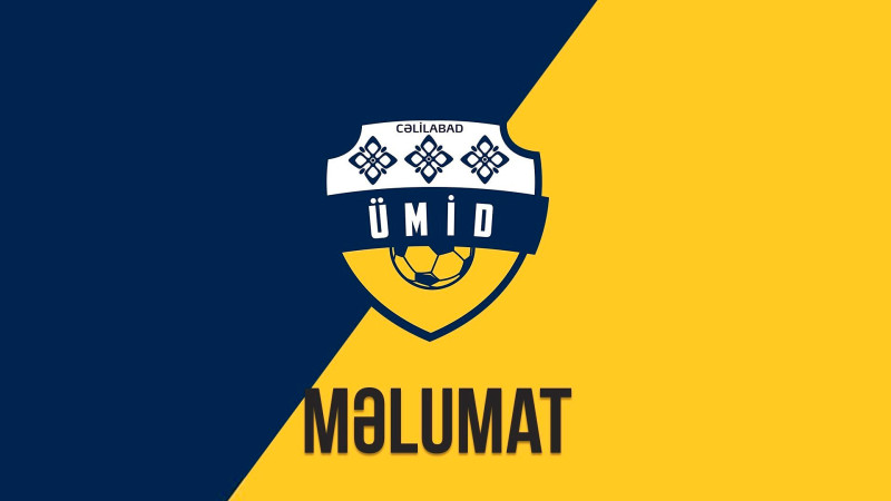 Cəlilabad: “Ümid” FK Region Liqasında çıxış etməyəcək - Səbəb