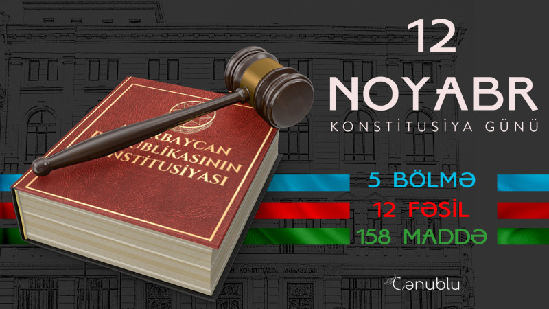 Bu gün Azərbaycan Respublikasının Konstitusiyasının təsdiq edilməsindən 27 il ötür
