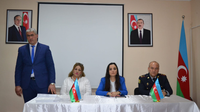 Lənkəranda Narkomaniya ilə mübarizədə polis, valideyn, müəllim qrupları ilə birgə mövzusunda tədbir keçirilib