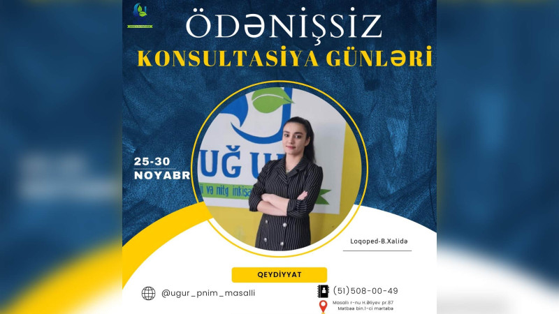 Masallıda nitq inkişafı üçün təmənnasız müayinələr keçiriləcək