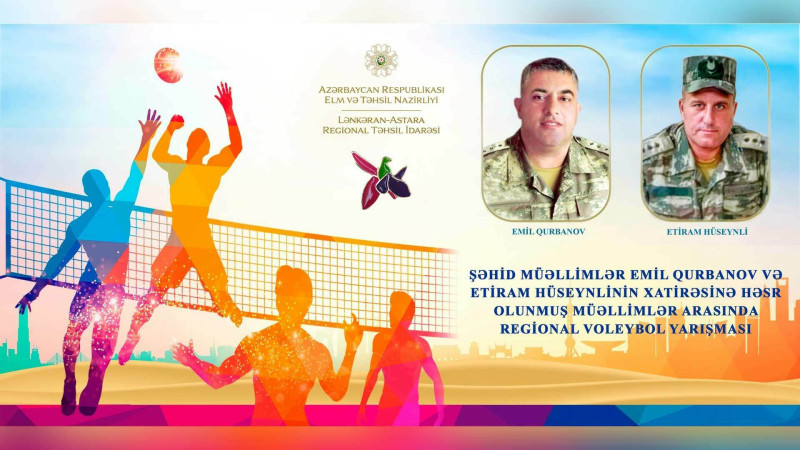 Lənkəranda müəllimlər arasında voleybol yarışı keçiriləcək