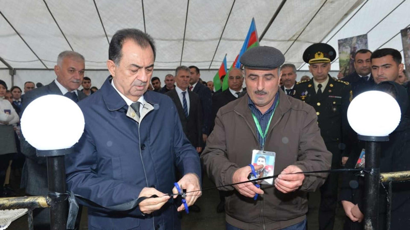 Lənkəran ŞİH başçısı şəhidlərimizin məzarlarını ziyarət edib