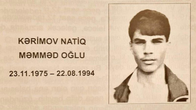 Astara: bu gün şəhid Natiq Kərimovun doğum günüdür