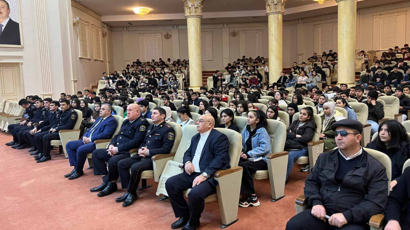 Cəlilabadda məktəblilərlə görüş keçirilib