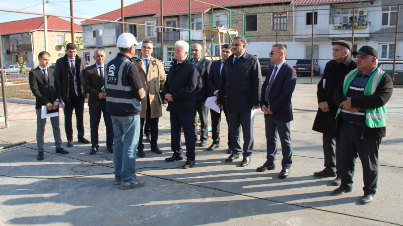 Cəlilabad şəhərində abadlaşdırma işləri davam etdirilir