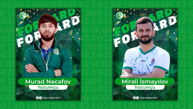 “Xəzər Lənkəran 42” FK-ya iki futbolçunun transferi həyata keçirilib