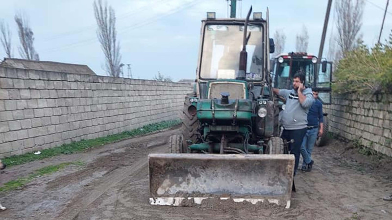 Liman şəhərinin bu yolları təmir olunur