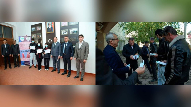 Masallıda COVİD-19 xəstəliyinə qarşı ictimai aksiya keçirilib