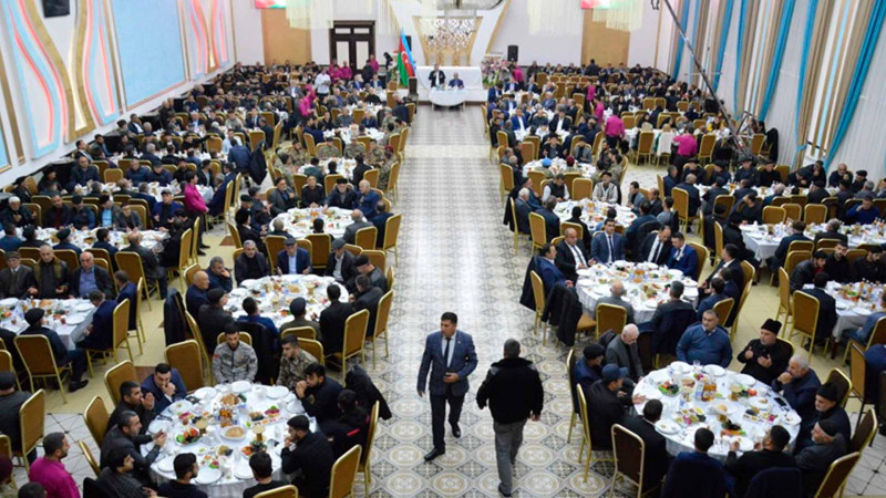 Masallıda Zəfər Gününə həsr olunmuş ehsan süfrəsi açılıb