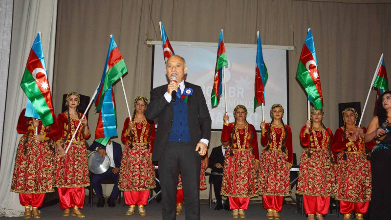 Zəfər Günü münasibətilə Masallıda bayram konserti keçirilib