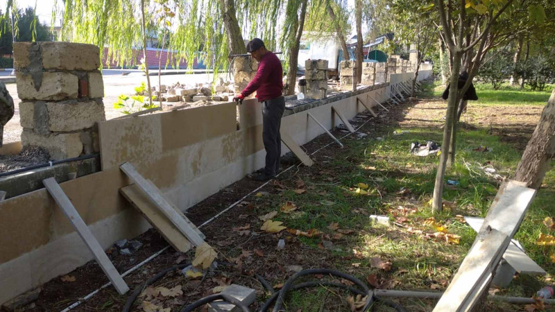 Masallı: Heydər Əliyev parkında təmir işləri görülür