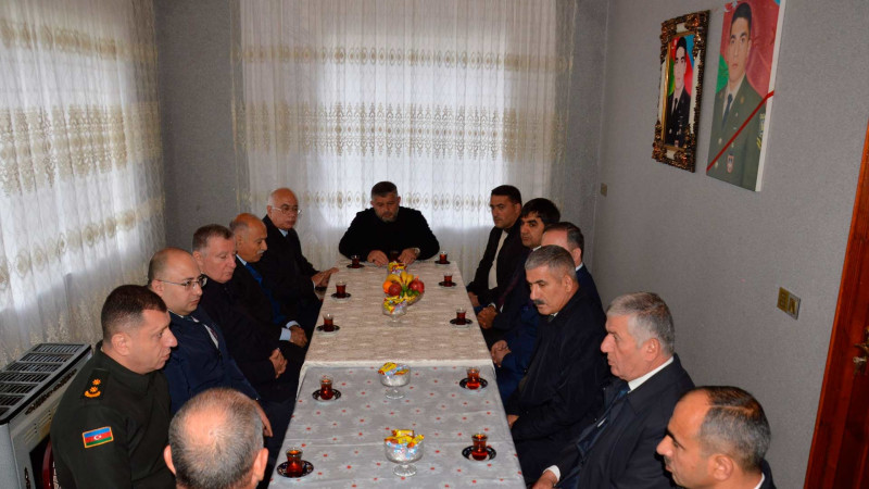 Masallıda şəhid çavuş Nayib Qasımovun ailəsi ziyarət olunub