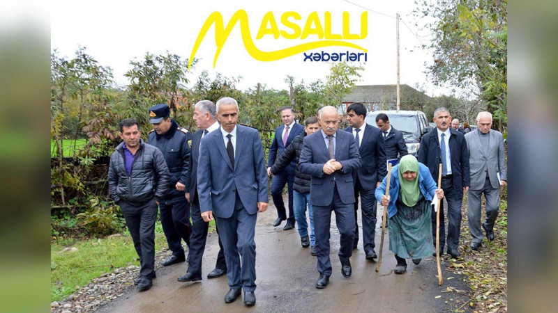 Masallı icra başçısı tək yaşayan yaşlı qadının yaşayış şəraiti ilə maraqlanıb