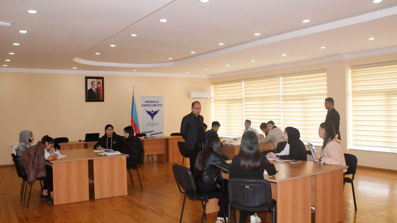 Masallıda gənclər üçün “Özünü qiymətləndirmə” adlı təlim keçirilib