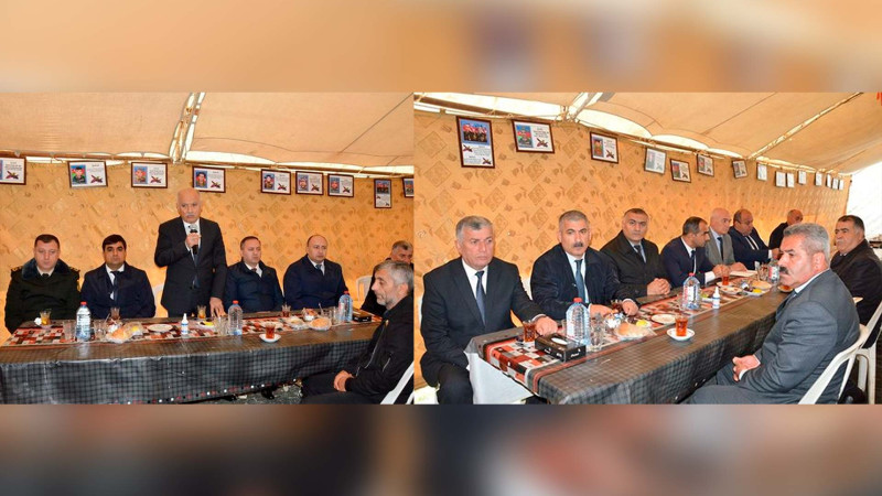 Araz Əhmədov şəhid Elməddin Nəzərovun anım mərasimində iştirak edib