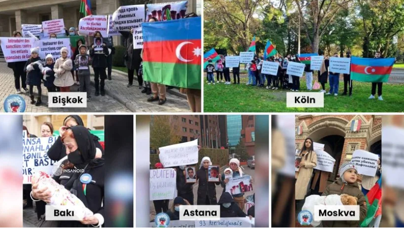 Bir sıra ölkələrdə petisiyaya dəstək aksiyaları keçirilib