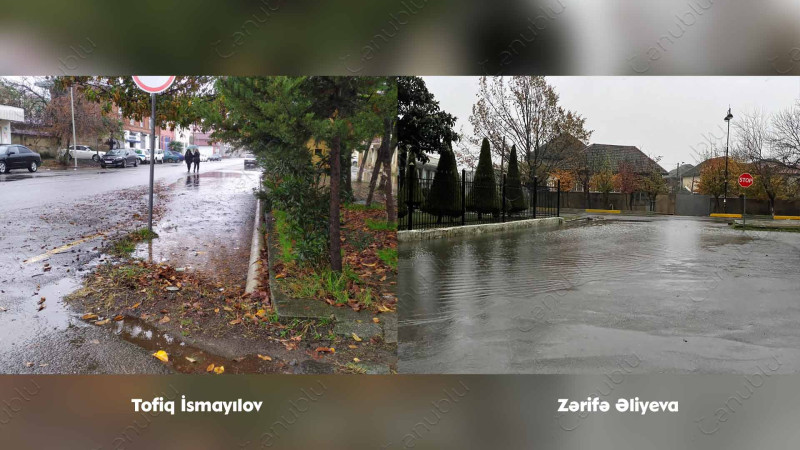 Lənkərana yağan yağışın fəsadları davam edir