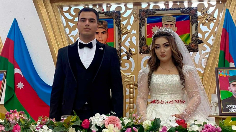 Masallıda şəhid bacısı və şəhid qardaşı ailə qurublar