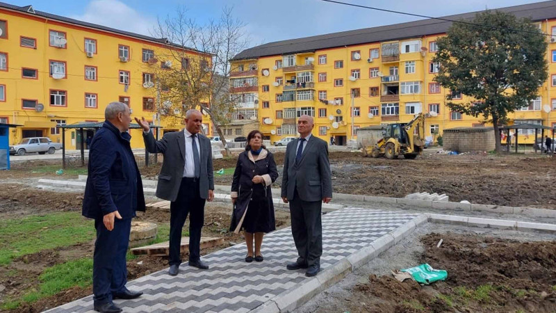 İctimai Şuranın üzvləri Masallıda aparılan yenidənqurma işləri ilə tanış olublar