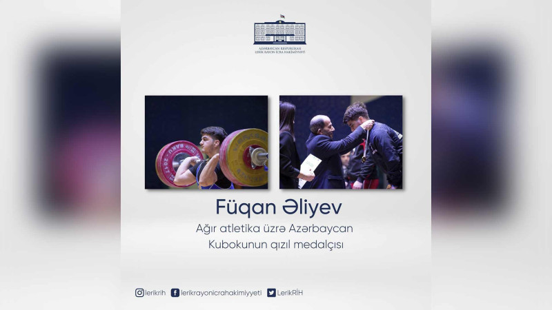 Lerikli gənc atlet Azərbaycan çempionu olub