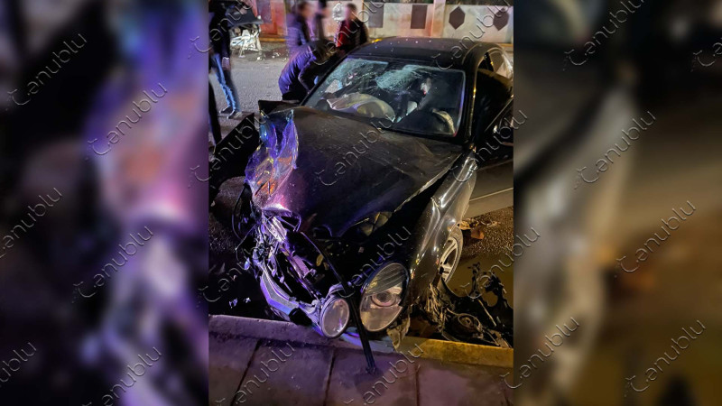 Lənkəranda ağır qəza: iki “Mercedes” toqquşub