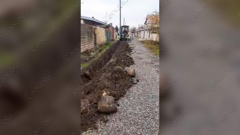 Lənkəran: sakinlərin təmir etdikləri yol yenidən qazılıb