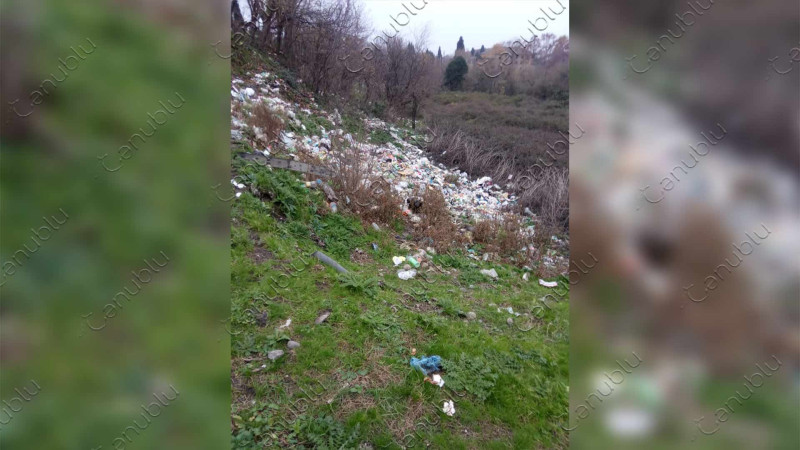 Lənkəran: Velədi kənd körpüsünün ətrafı zibil poliqonuna çevrilib