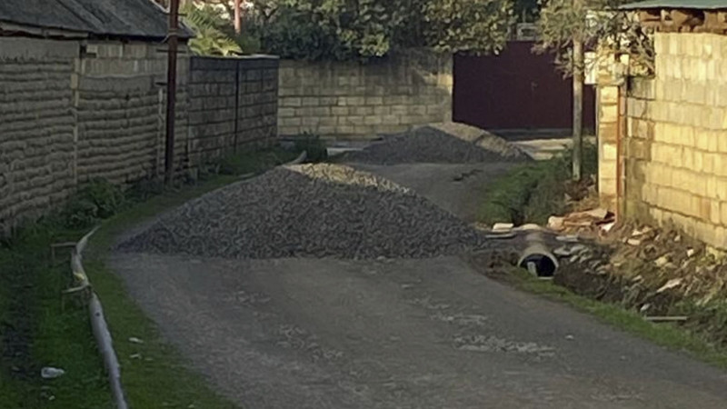 Masallıda yolların təmiri davam edir