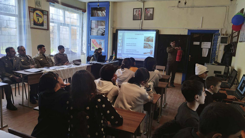 Lənkəranda fövqəladə hallarla bağlı davranış qaydaları barədə tədbir keçirilib