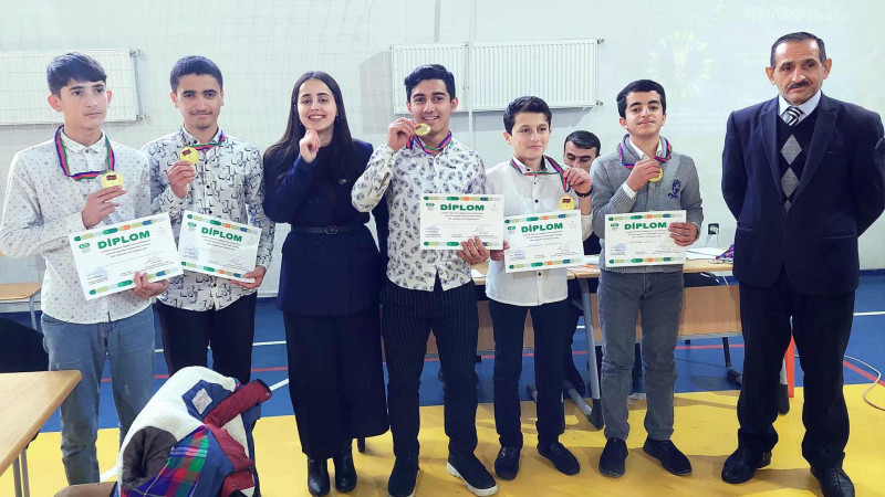 Ucqar dağ kənd məktəblərinin şagirdləri arasında yarış keçirilib