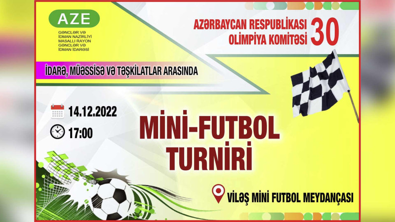 Masallıda müəsissə və təşkilatların futbol turnirinin final oyunu baş tutacaq