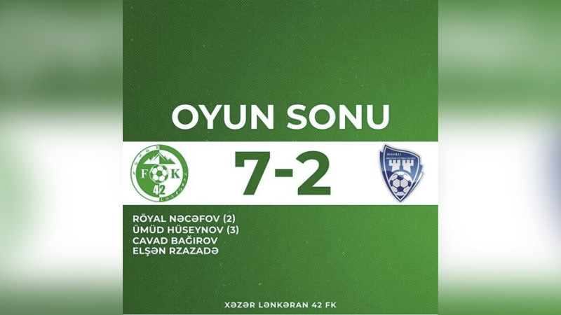 “Xəzər Lənkəran 42” komandası növbəti 3 xalını qazandı