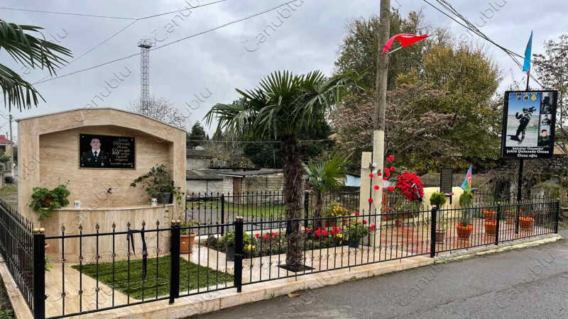 Şəhid Orxan Quluzadənin adına kiçik park salınıb