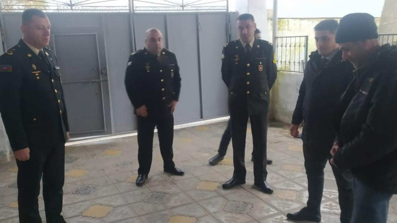 Masallıda şəhid Roman Əliyevin ailəsi ziyarət olunub