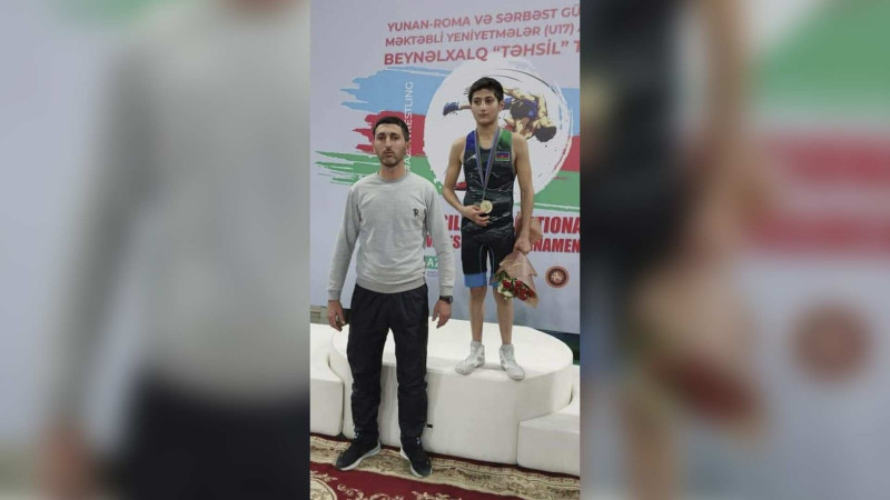 Masallılı güləşçi beynəlxalq turnirin qalibi olub