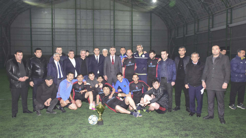 Masallıda iki aydır davam edən turnirin çempionu “Azəriqaz” komandası oldu
